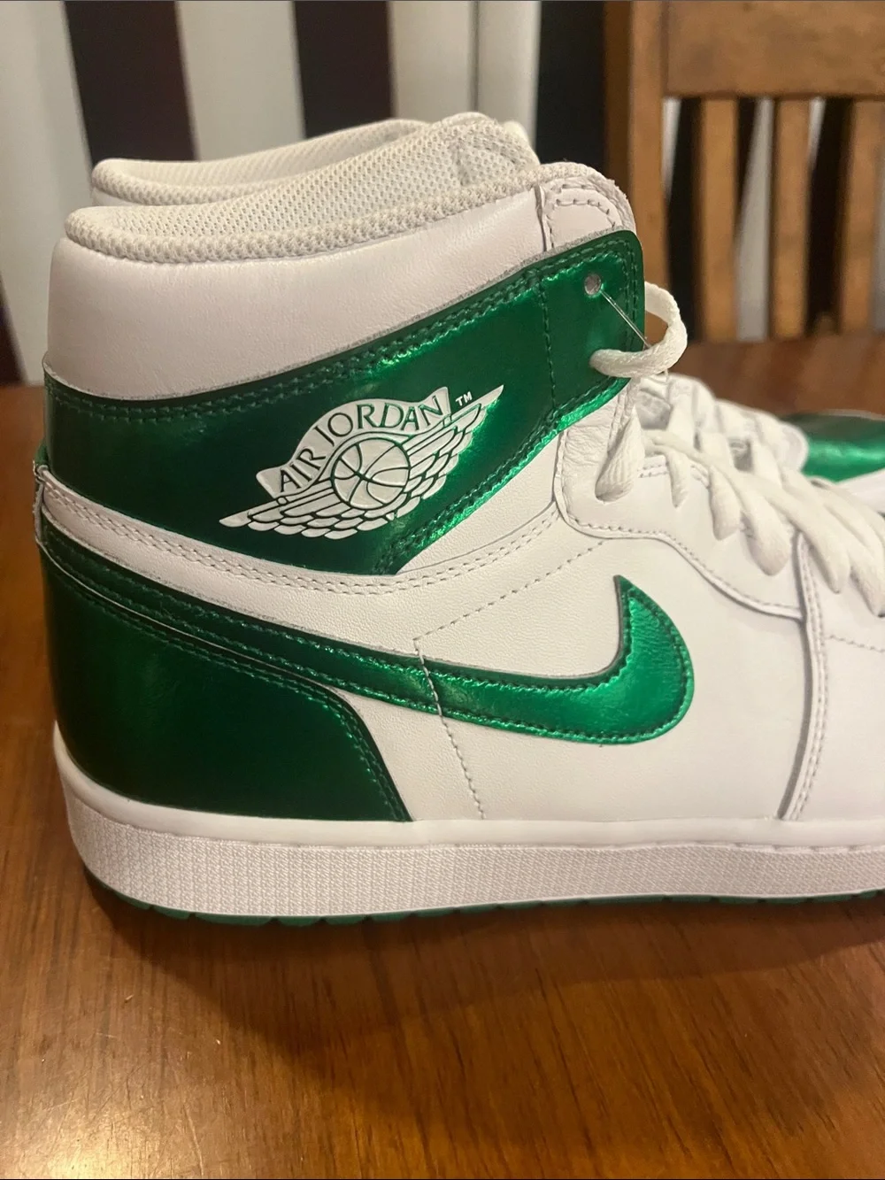 Nike Air Jordan 1 Golf Shoes Sneakers new white green DQ0660 130 Mens Size 10.5